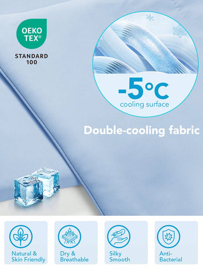 1 Pc Deconovo Cooling Comforter- Summer Ice Blanket With Cold Touch Fabric, Double-Sided Cooling For Hot Sleepers & Dorms! Soft, Lightweight & Machine Washable- No More Night Sweats