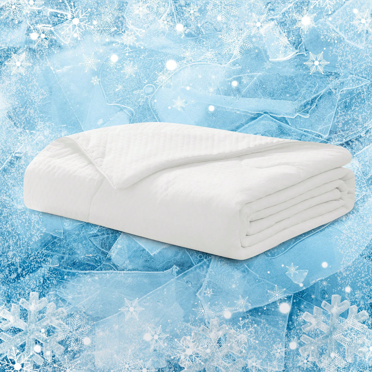 1 PC PCM Tech Cooling Comforter For Hot Sleepers & Night Sweats- Silky Soft Queen Size Summer Blanket| Temperature-Regulating & Moisture-Wicking| Hypoallergenic & Machine Washable (Twin/Queen/King)