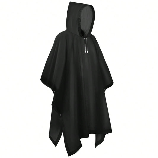 1 Pc Waterproof Raincoat, Waterproof Rain Poncho, Reusable Rain Poncho Pack With Hood, Lightweight And Waterproof Poncho, For Travel And Outdoors, For Men And Women