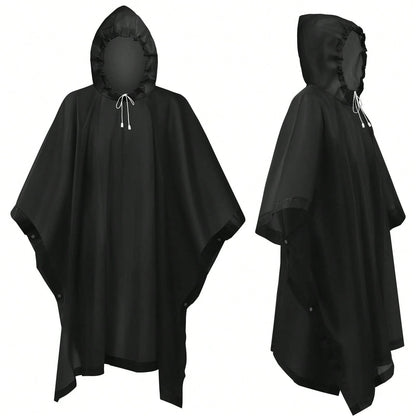 1 Pc Waterproof Raincoat, Waterproof Rain Poncho, Reusable Rain Poncho Pack With Hood, Lightweight And Waterproof Poncho, For Travel And Outdoors, For Men And Women