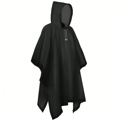 1 Pc Waterproof Raincoat, Waterproof Rain Poncho, Reusable Rain Poncho Pack With Hood, Lightweight And Waterproof Poncho, For Travel And Outdoors, For Men And Women