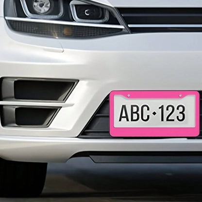 1 Piece, Unisex Car License Plate Frame, Exquisite And Durable Car License Plate Frame, Suitable For The United States, Canada, Etc, Exquisite Exterior Decoration For Cars, Suitable For Most Vehicles