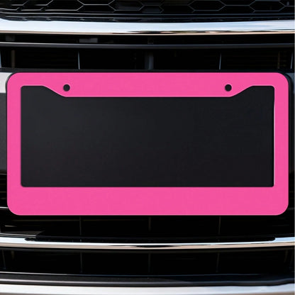 1 Piece, Unisex Car License Plate Frame, Exquisite And Durable Car License Plate Frame, Suitable For The United States, Canada, Etc, Exquisite Exterior Decoration For Cars, Suitable For Most Vehicles