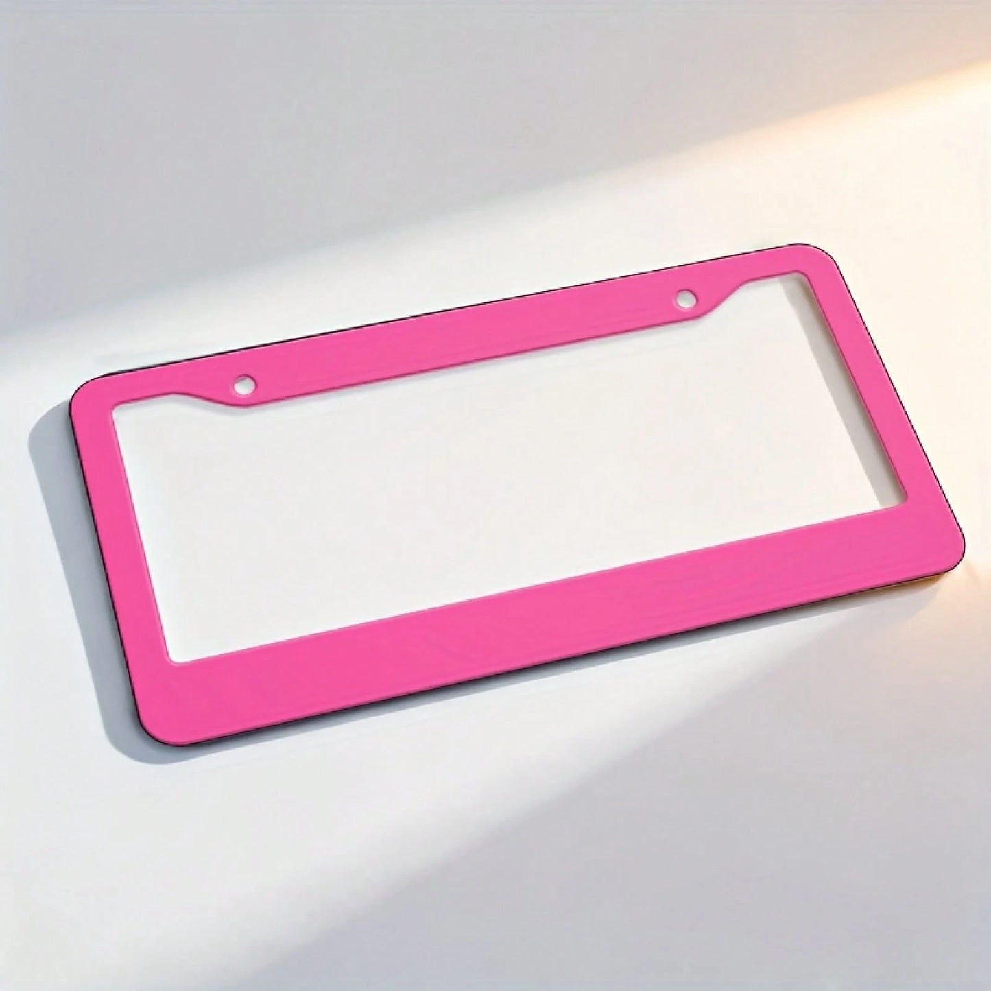 1 Piece, Unisex Car License Plate Frame, Exquisite And Durable Car License Plate Frame, Suitable For The United States, Canada, Etc, Exquisite Exterior Decoration For Cars, Suitable For Most Vehicles