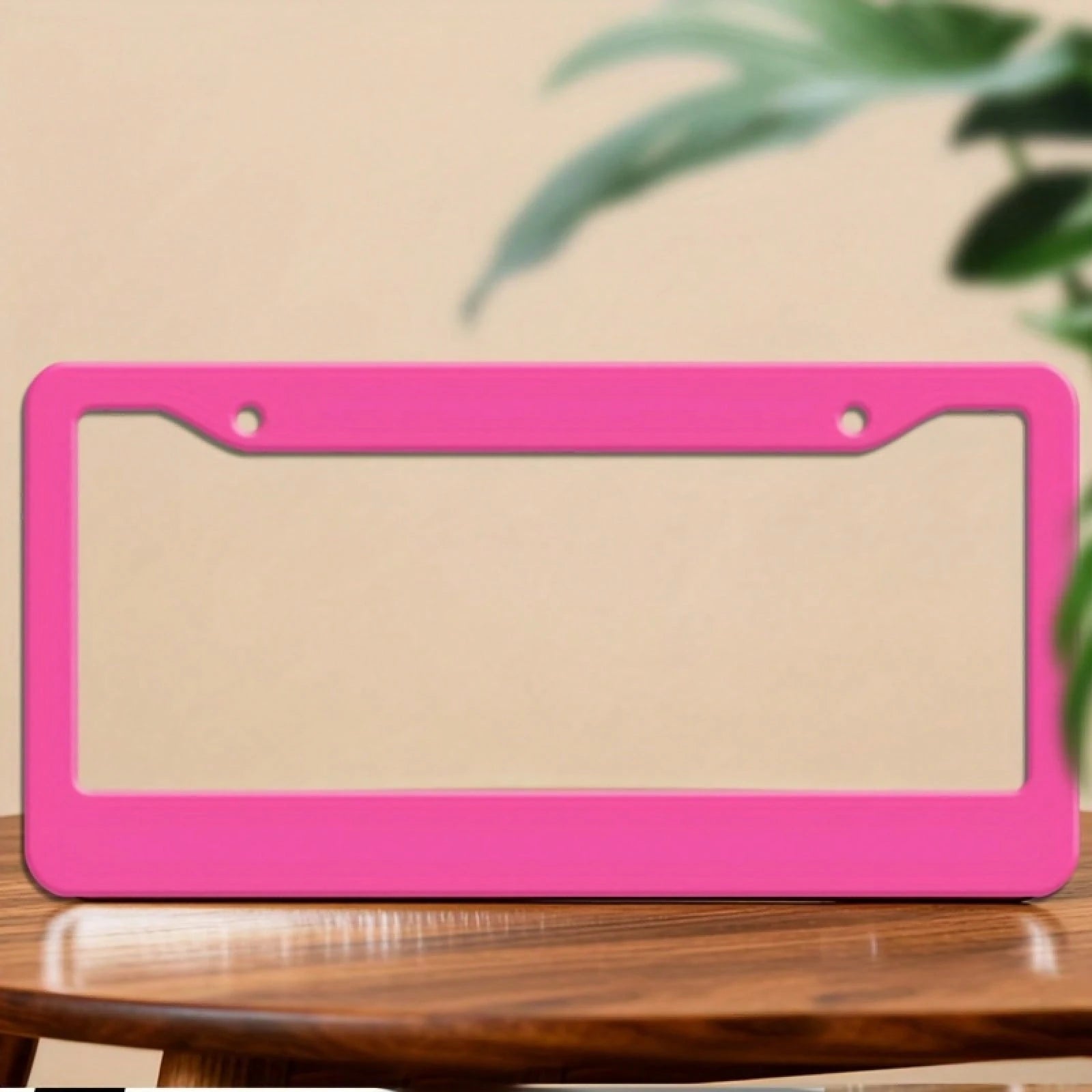 1 Piece, Unisex Car License Plate Frame, Exquisite And Durable Car License Plate Frame, Suitable For The United States, Canada, Etc, Exquisite Exterior Decoration For Cars, Suitable For Most Vehicles