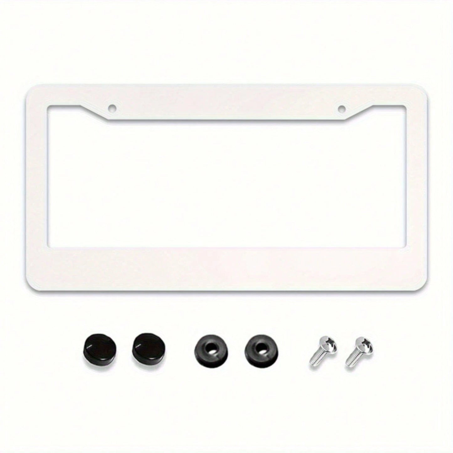 1 Piece, Metal License Plate Frame Featuring A Spiderweb Pattern; Includes 2 Mounting Holes And Screw Caps; Fits Standard US License Plates; Universal Design; An Ideal Exterior Car Accessory And Gift
