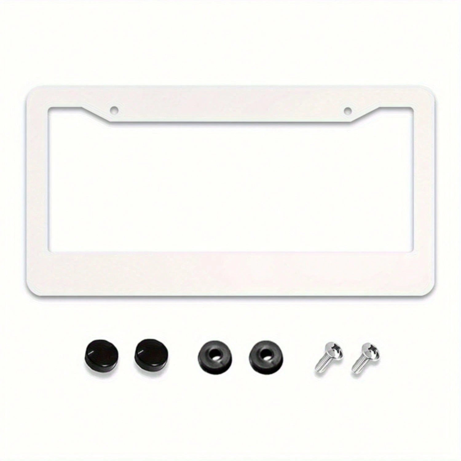 1 Piece, Metal License Plate Frame Featuring A Spiderweb Pattern; Includes 2 Mounting Holes And Screw Caps; Fits Standard US License Plates; Universal Design; An Ideal Exterior Car Accessory And Gift