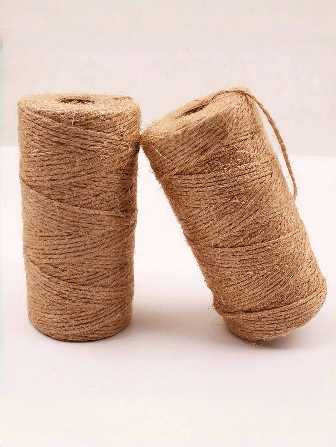 1 Roll 100m Yellow Hemp Rope, Hemp Rope For Retro Packaging, Labels, Photos, Gifts, Tags, Garden, Gift Wrapping Use, DIY Jewelry Decoration Retro Braided Rope, Hang Tags, Binding Rope, Wedding Decor,