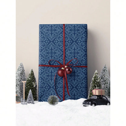 1 Roll- 58*23inch- Vintage Wrapping Paper Christmas Elegant Gift Wrap Wedding Anniversary Wrapping Paper Baby Shower Wrapping Paper Roll Classic Birthday Gift