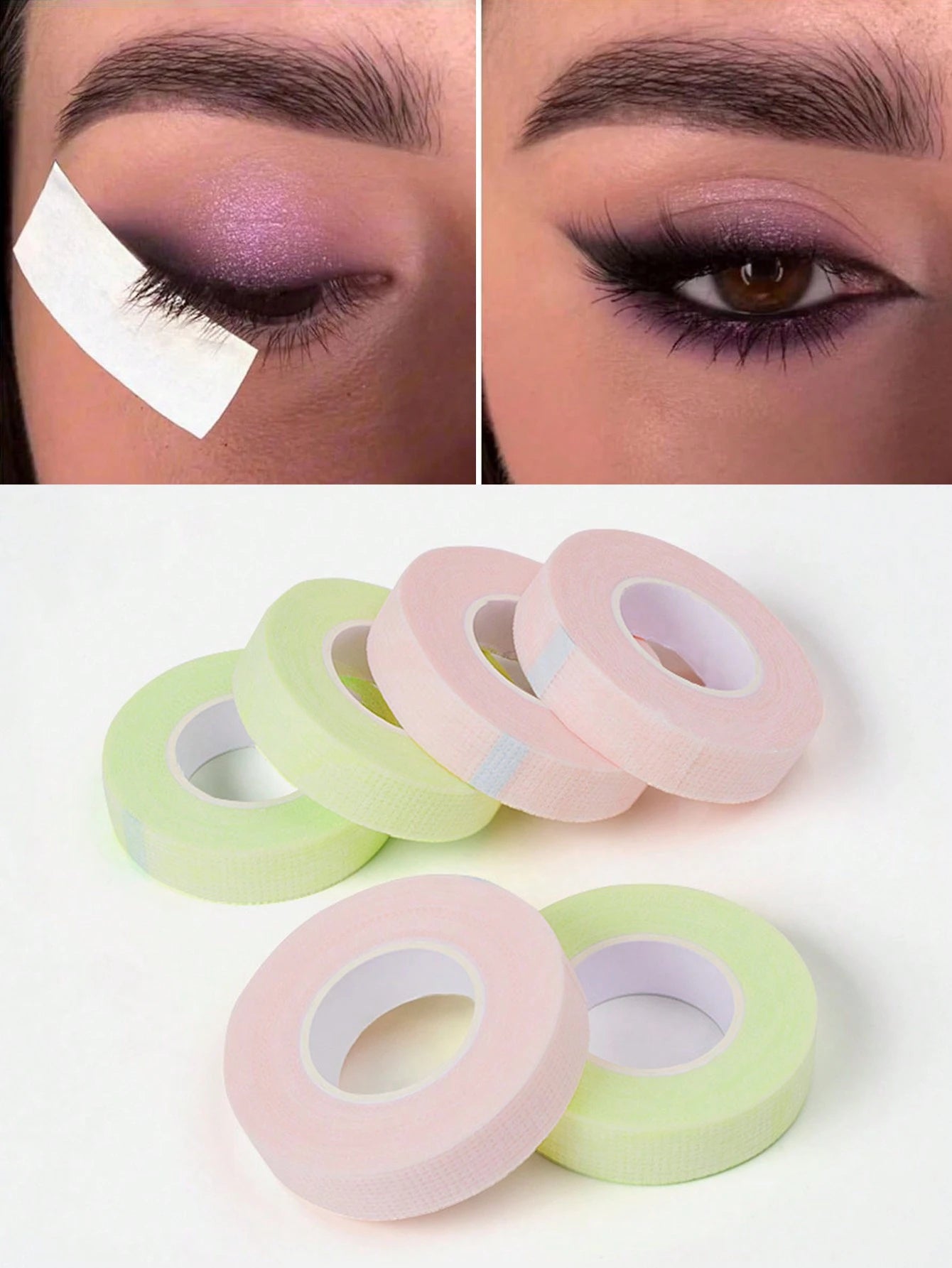 1 Roll Of Eye Makeup Tools, Including Eyeshadow Stickers, Breathable Eyeliner Pen And Eyelash Extension Paper Stickers, Invisible Face Makeup Tape, Instant Face Practice Makeup Tape, Face Lifting Plas