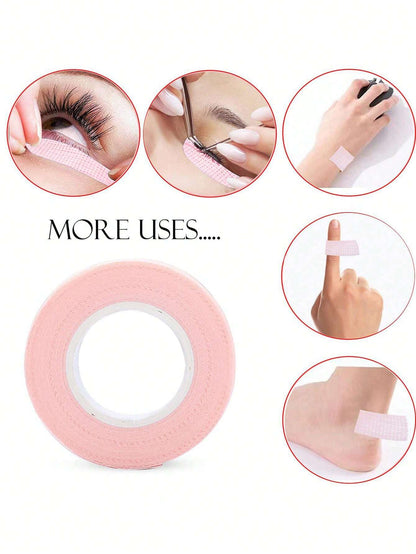 1 Roll Of Eye Makeup Tools, Including Eyeshadow Stickers, Breathable Eyeliner Pen And Eyelash Extension Paper Stickers, Invisible Face Makeup Tape, Instant Face Practice Makeup Tape, Face Lifting Plas