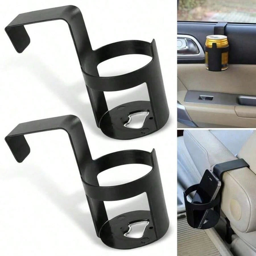 1 Set Adjustable Car Back Seat Cup Holder, Beverage Storage Rack, Truck Water Cup Holder, Back Seat Storage Essential, Perfect For Road Trips, Expandable Car Interior Space, Stable And Non-Slip Instal