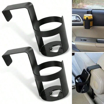 1 Set Adjustable Car Back Seat Cup Holder, Beverage Storage Rack, Truck Water Cup Holder, Back Seat Storage Essential, Perfect For Road Trips, Expandable Car Interior Space, Stable And Non-Slip Instal