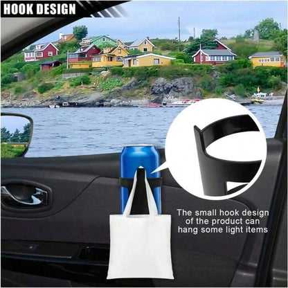 1 Set Adjustable Car Back Seat Cup Holder, Beverage Storage Rack, Truck Water Cup Holder, Back Seat Storage Essential, Perfect For Road Trips, Expandable Car Interior Space, Stable And Non-Slip Instal