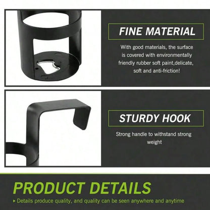 1 Set Adjustable Car Back Seat Cup Holder, Beverage Storage Rack, Truck Water Cup Holder, Back Seat Storage Essential, Perfect For Road Trips, Expandable Car Interior Space, Stable And Non-Slip Instal