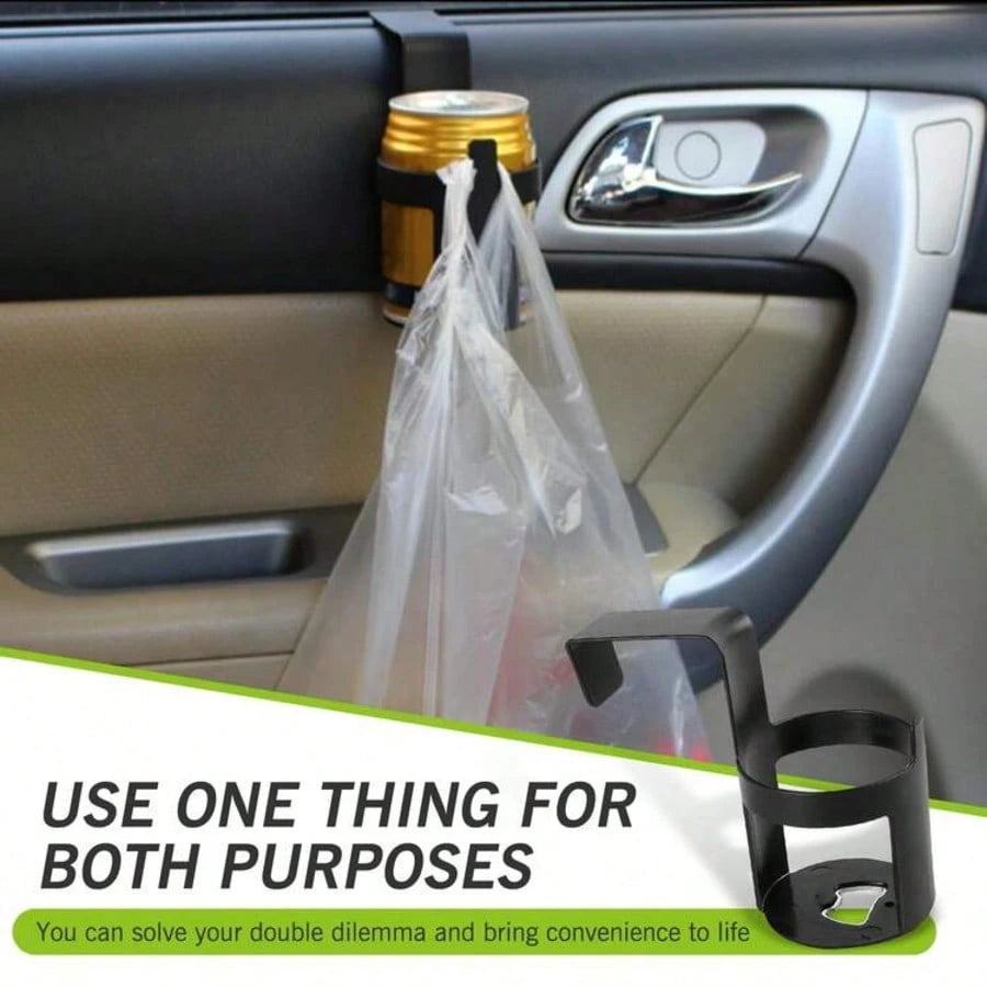 1 Set Adjustable Car Back Seat Cup Holder, Beverage Storage Rack, Truck Water Cup Holder, Back Seat Storage Essential, Perfect For Road Trips, Expandable Car Interior Space, Stable And Non-Slip Instal