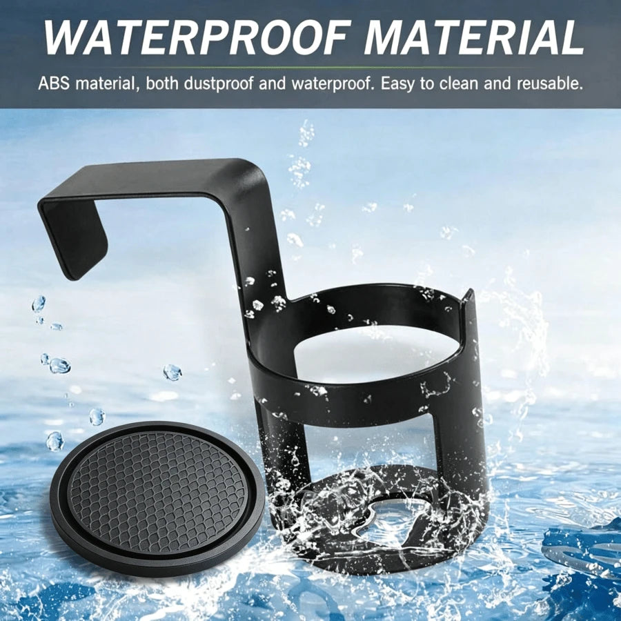 1 Set Adjustable Car Back Seat Cup Holder, Beverage Storage Rack, Truck Water Cup Holder, Back Seat Storage Essential, Perfect For Road Trips, Expandable Car Interior Space, Stable And Non-Slip Instal