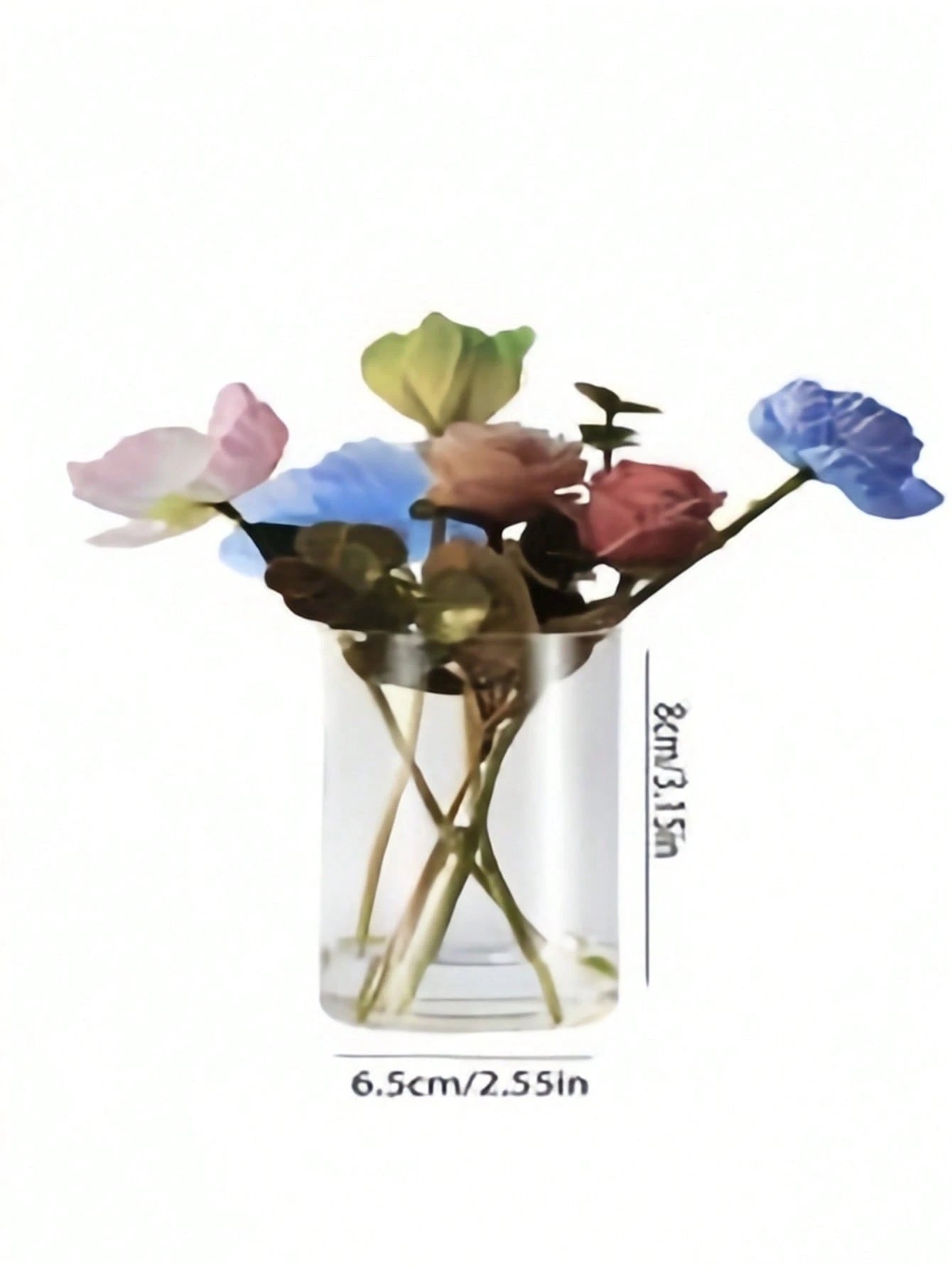 1 Set Glass Cylinder Vase, Transparent Vase, Hurricane Candle Holder, Suitable For Dining Table Decor, …Wedding Home Decoration, Rama Decor Gift, Birthday Graduation Ceremony, Room Decoration, Etc