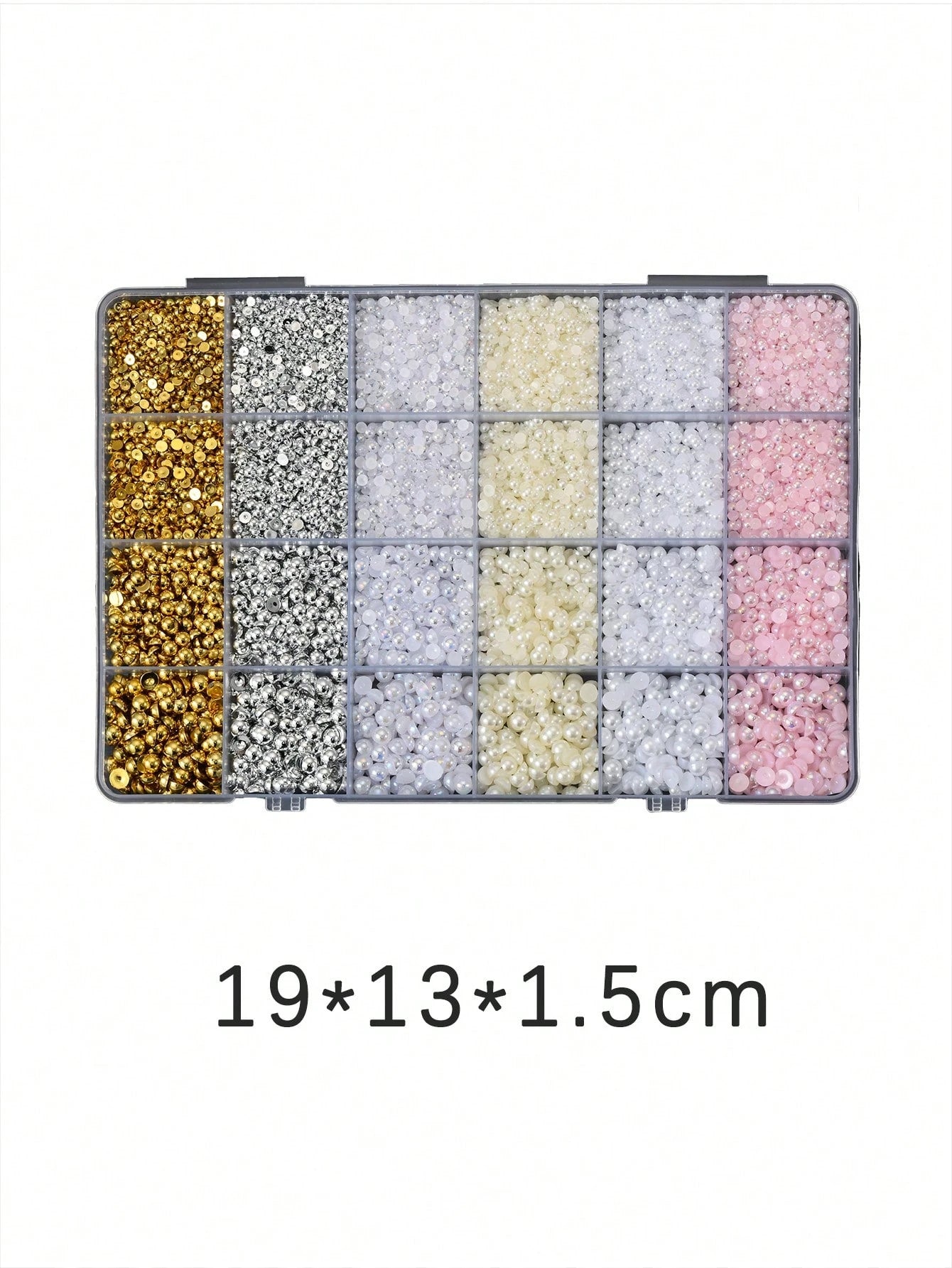1 Set Pearl Nail Art Decorations, 3D Nail Jewelry, Flat Pearls, Nail Art Accessories, Nail Supplies, Nail Gems Nails Nail Charms
