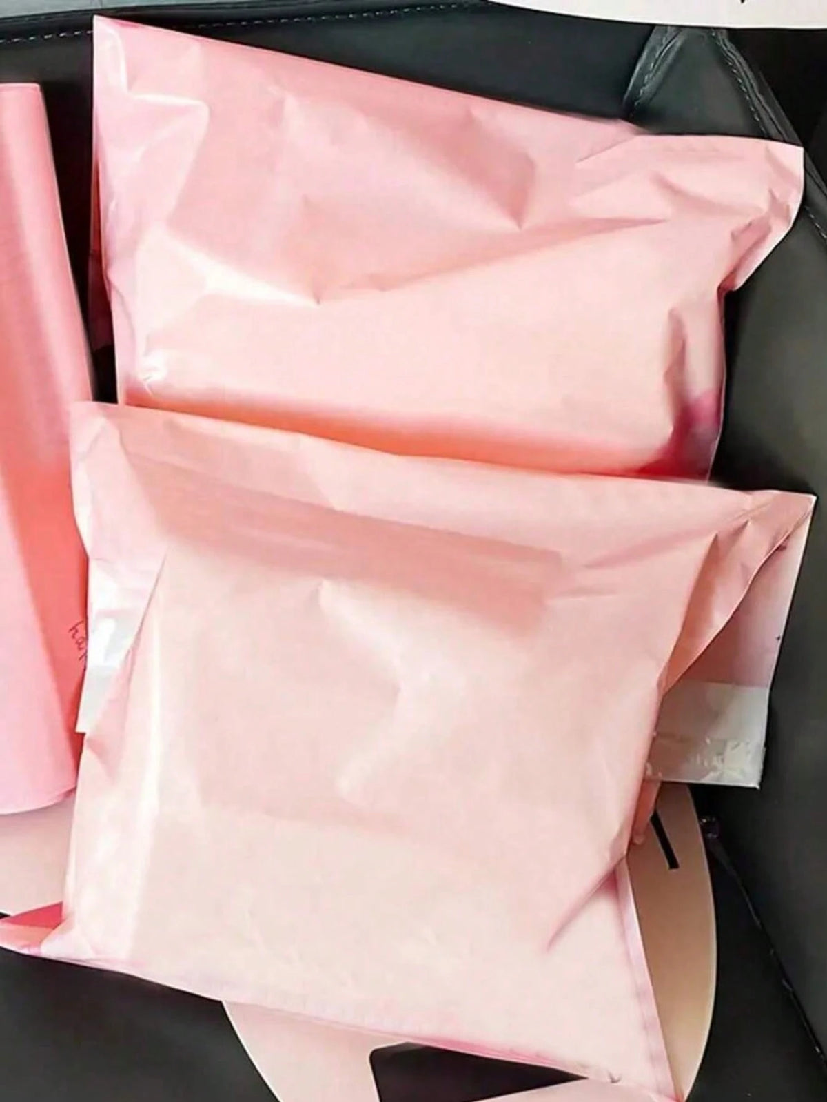 10/20/30/50pcs Durable Waterproof Light Pink Polyethylene Packaging Bags, Multipurpose Simple Bags Suitable For School, Office, Transportation And Mailing, Back To School Essential, Mother's Day Gift
