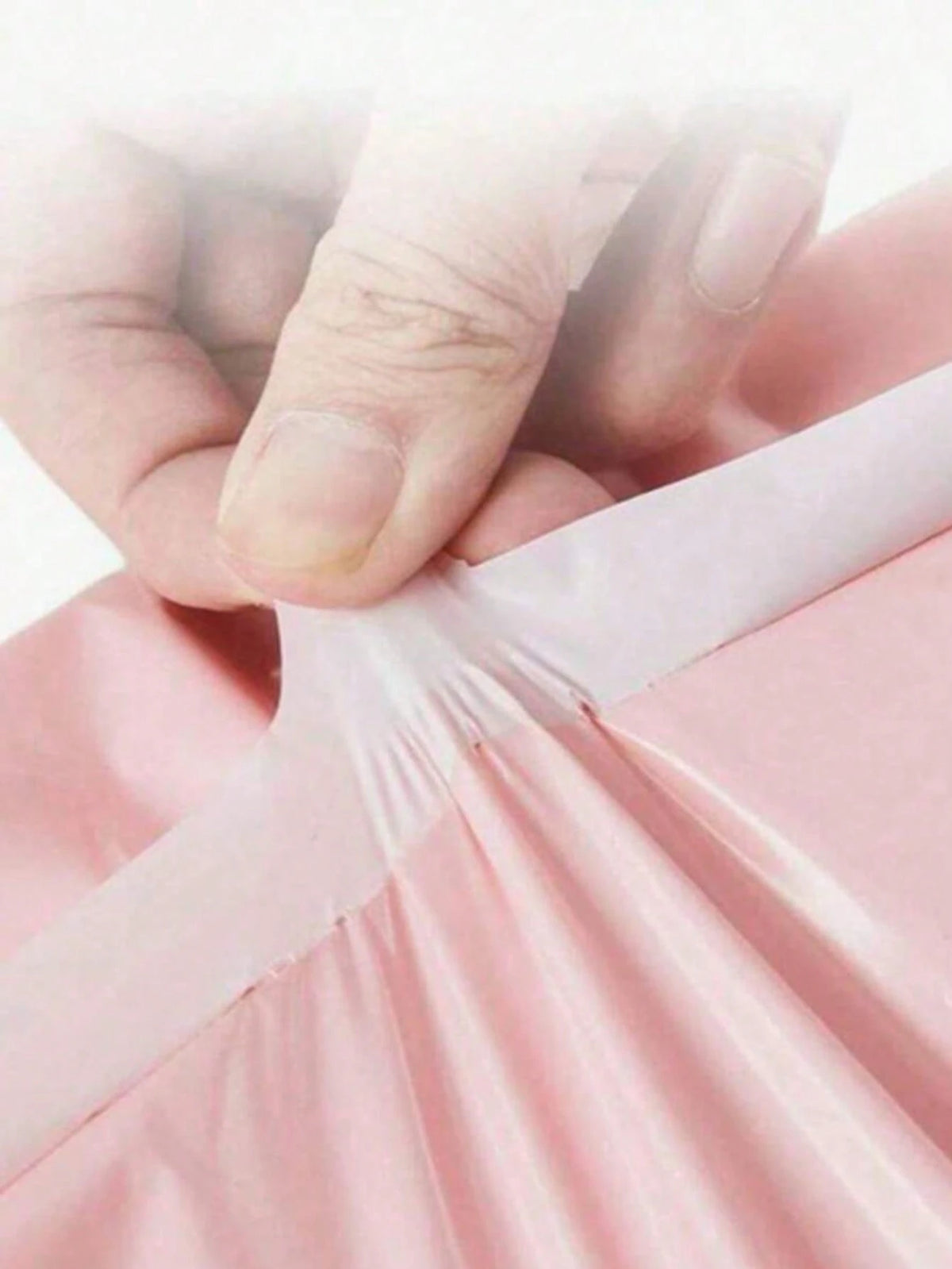10/20/30/50pcs Durable Waterproof Light Pink Polyethylene Packaging Bags, Multipurpose Simple Bags Suitable For School, Office, Transportation And Mailing, Back To School Essential, Mother's Day Gift