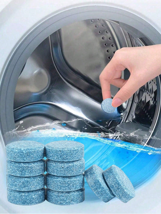 10/20/50pcs Washing Machine Cleaner, Effervescent Tablet, Deep Clean, Descaling & Deodorizing, Strong Stain Removal, Household Cleaning Tool,Kitchen,Bathroom,Home,Household Suppliers