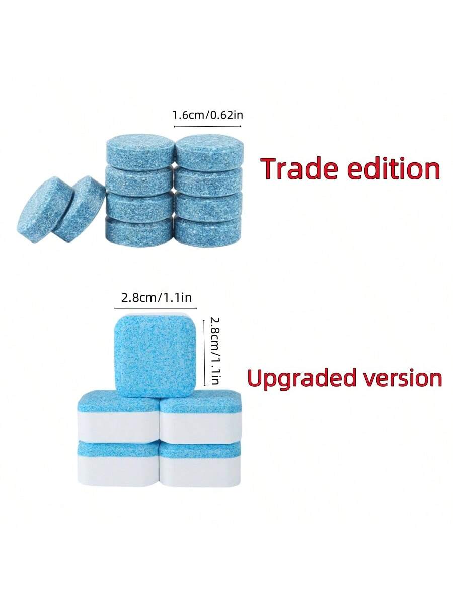 10/20/50pcs Washing Machine Cleaner, Effervescent Tablet, Deep Clean, Descaling & Deodorizing, Strong Stain Removal, Household Cleaning Tool,Kitchen,Bathroom,Home,Household Suppliers