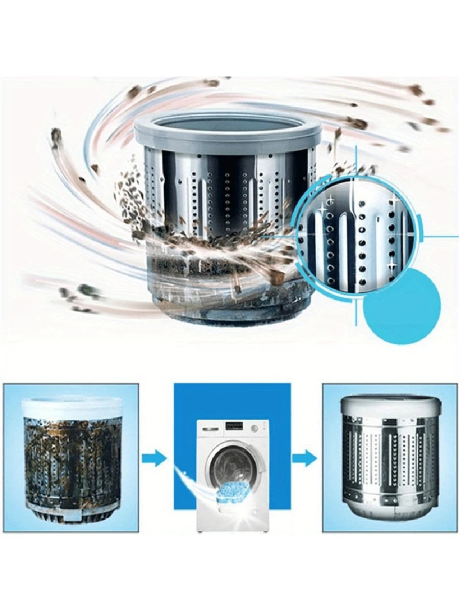 10/20/50pcs Washing Machine Cleaner, Effervescent Tablet, Deep Clean, Descaling & Deodorizing, Strong Stain Removal, Household Cleaning Tool,Kitchen,Bathroom,Home,Household Suppliers
