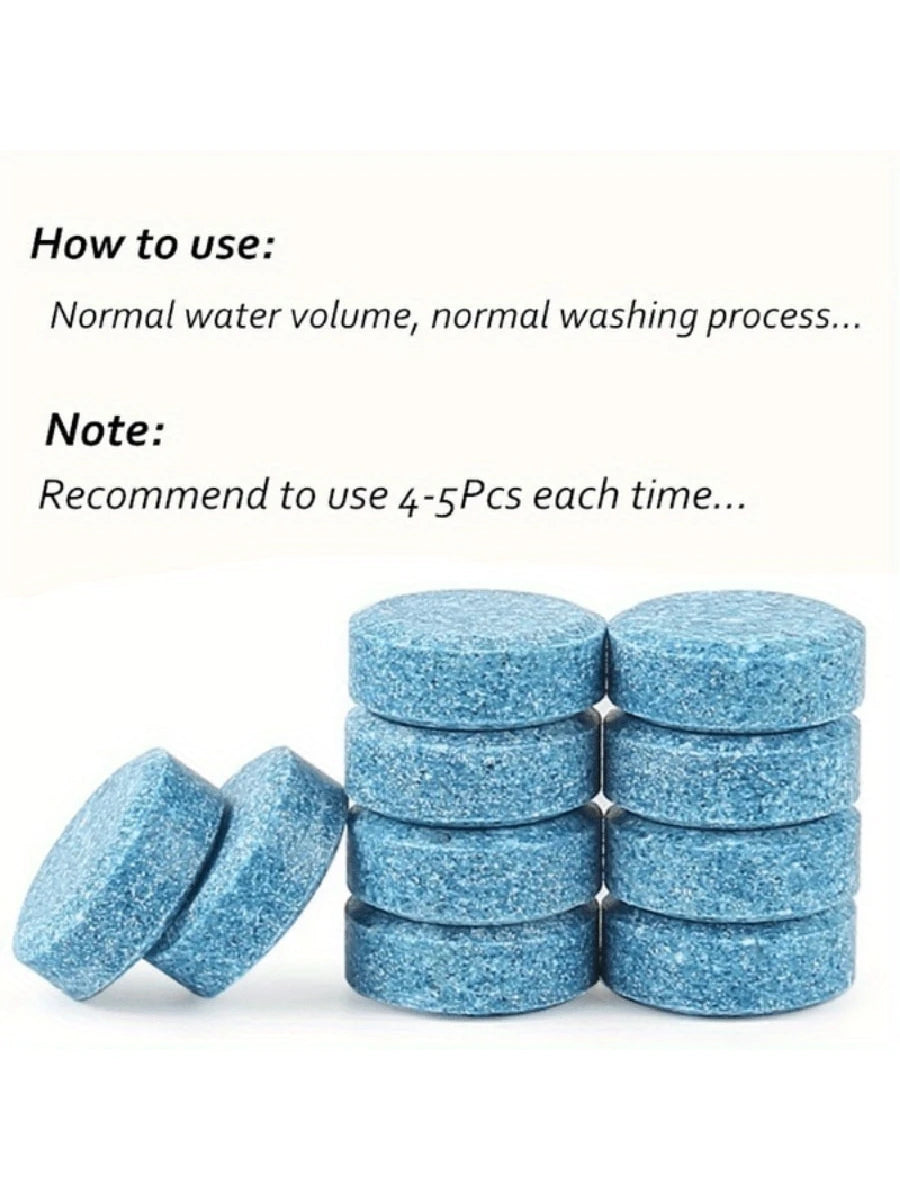10/20/50pcs Washing Machine Cleaner, Effervescent Tablet, Deep Clean, Descaling & Deodorizing, Strong Stain Removal, Household Cleaning Tool,Kitchen,Bathroom,Home,Household Suppliers