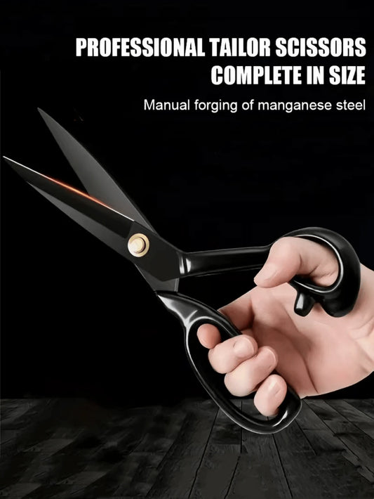 10-Inch Heavy Duty Professional Tailor Scissors- Ultra Sharp Industrial Grade Shears, Suitable For Cutting Fabric, Leather| Ideal For Home, Office, Artists And Sewing Enthusiasts