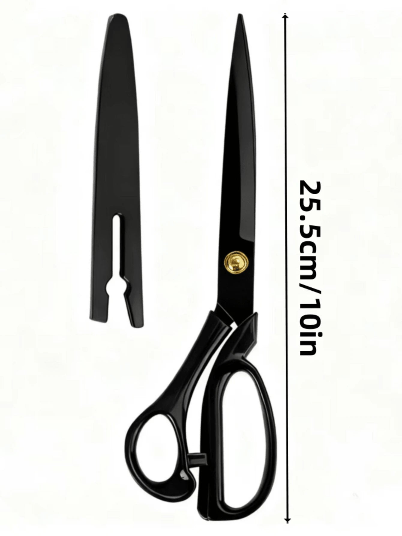 10-Inch Heavy Duty Professional Tailor Scissors- Ultra Sharp Industrial Grade Shears, Suitable For Cutting Fabric, Leather| Ideal For Home, Office, Artists And Sewing Enthusiasts