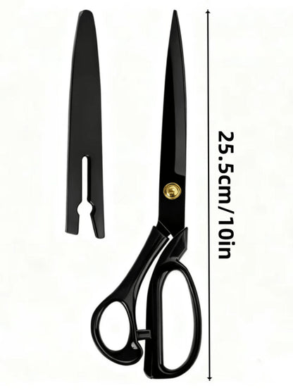 10-Inch Heavy Duty Professional Tailor Scissors- Ultra Sharp Industrial Grade Shears, Suitable For Cutting Fabric, Leather| Ideal For Home, Office, Artists And Sewing Enthusiasts