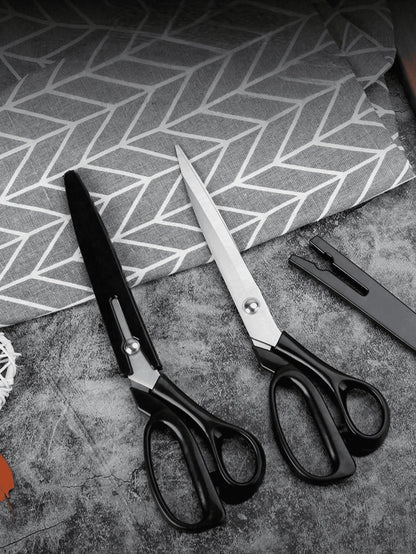 10-Inch Heavy Duty Professional Tailor Scissors- Ultra Sharp Industrial Grade Shears, Suitable For Cutting Fabric, Leather| Ideal For Home, Office, Artists And Sewing Enthusiasts