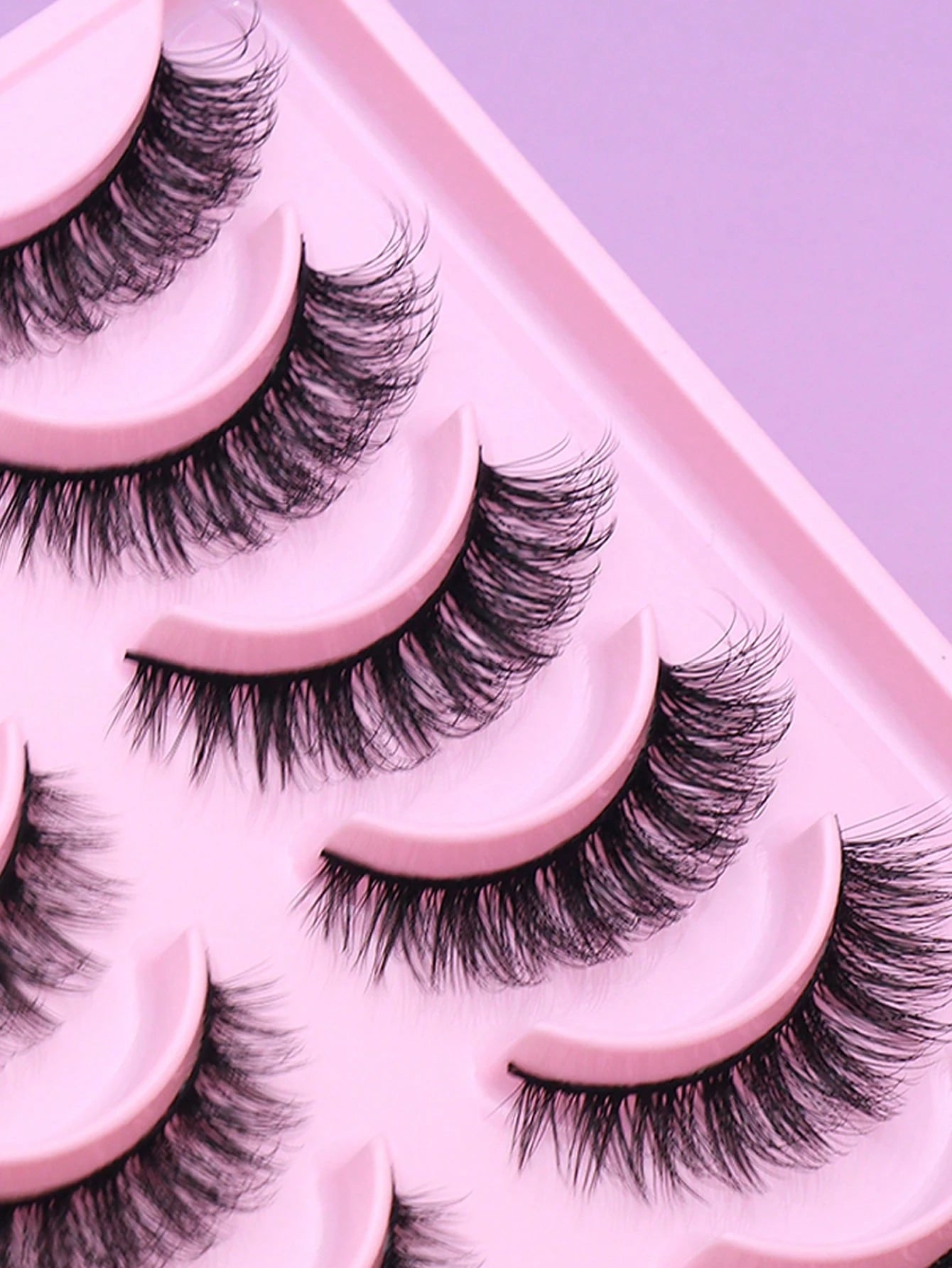 10 Pairs Of Short 3D False Eyelashes, Curled Natural Makeup Feeling, Eyelash Extensions, Thick Curled Combination, Soft And Comfortable, Suitable For Daily Dating And Makeup Simulation, Reusable Beaut