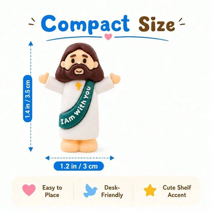 100 PCS Little Jesus Figures, Mini Jesus Figurines In Bulk, Multicolor Tiny Jesus Figures, Christian Gifts,Christmas Gifts,Halloween Gifts,Baptism