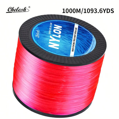 1000M High Strength Nylon Fishing Line, Suitable For Sea Fishing, Bank Fishing, Lure Fishing, Multiple Strengths Available, Hand-Strung Bead Fishing Line, Fishing Gift