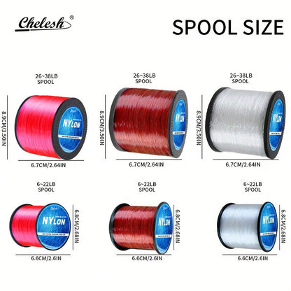 1000M High Strength Nylon Fishing Line, Suitable For Sea Fishing, Bank Fishing, Lure Fishing, Multiple Strengths Available, Hand-Strung Bead Fishing Line, Fishing Gift