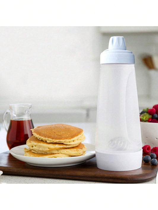 1000ml Hand-Cranked Batter Mixer Bottle Batter Dispenser