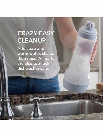 1000ml Hand-Cranked Batter Mixer Bottle Batter Dispenser