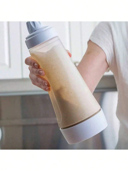 1000ml Hand-Cranked Batter Mixer Bottle Batter Dispenser