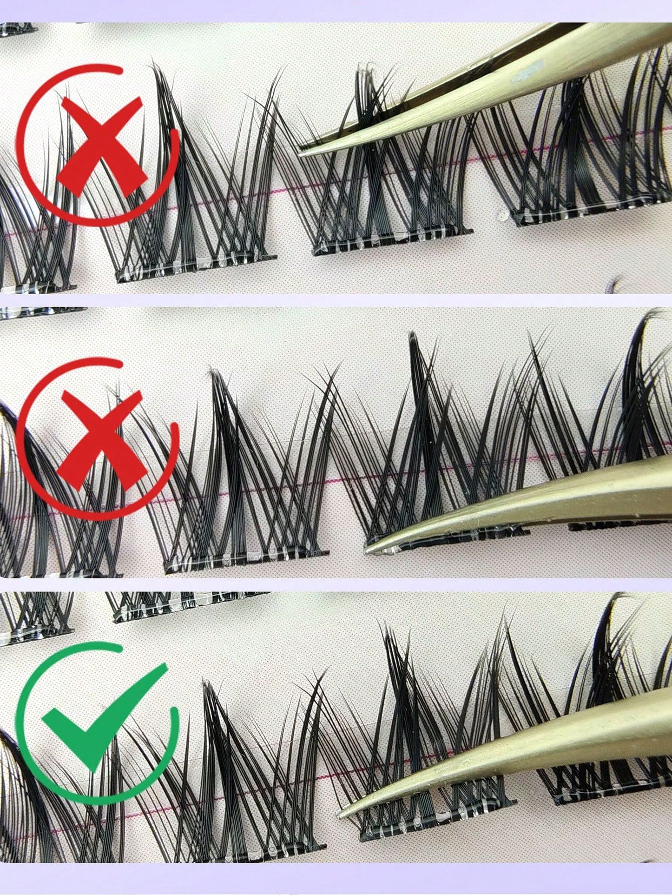 100pcs/Pack Graphic Dog Style Disposable Self-Adhesive False Eyelashes, Fluffy & Natural Look Lash Clusters, Eyelash Clusters, Individual Eyelashes, Lashes, Fake Lashes