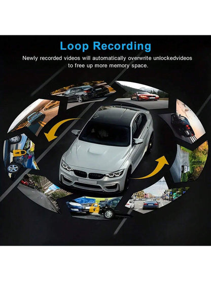 1080P dual camera,Dash Cam for cars,Front And Inside,car camera with IR Night Vision,Loop Recording,wide angle Car DVR Camera With 3.16 Inch IPS Screen,dual lens car Dashboard Video Cam,Free 32GB Memo