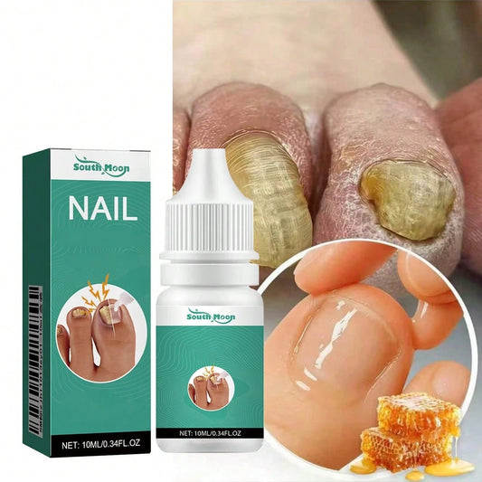 10ML Ultra-Strength Toenail Liquid Bee Venom Nail Serum, Infused With Bee Venom And Ginger, Providing Continuous 24-Hour Care, Specially Designed For Thickened, Discolored, And Damaged Nails
