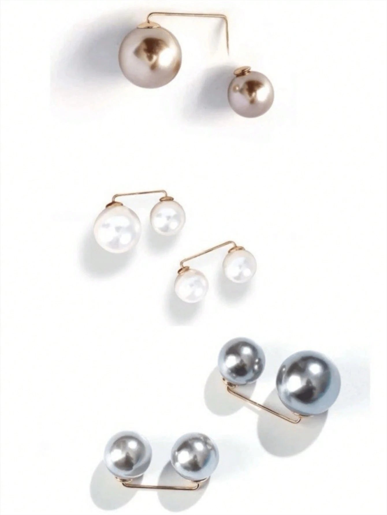 10pcs Faux Pearl Waist Buckles, Jeans Waist Adjustment Clips, Shirt Collar Clips, Anti-Exposure Buckles, Pearl Brooches, Minimalist Lapel Pins And Shoulder Straps, Skirt Waist Adjustment Clips, Cuff A