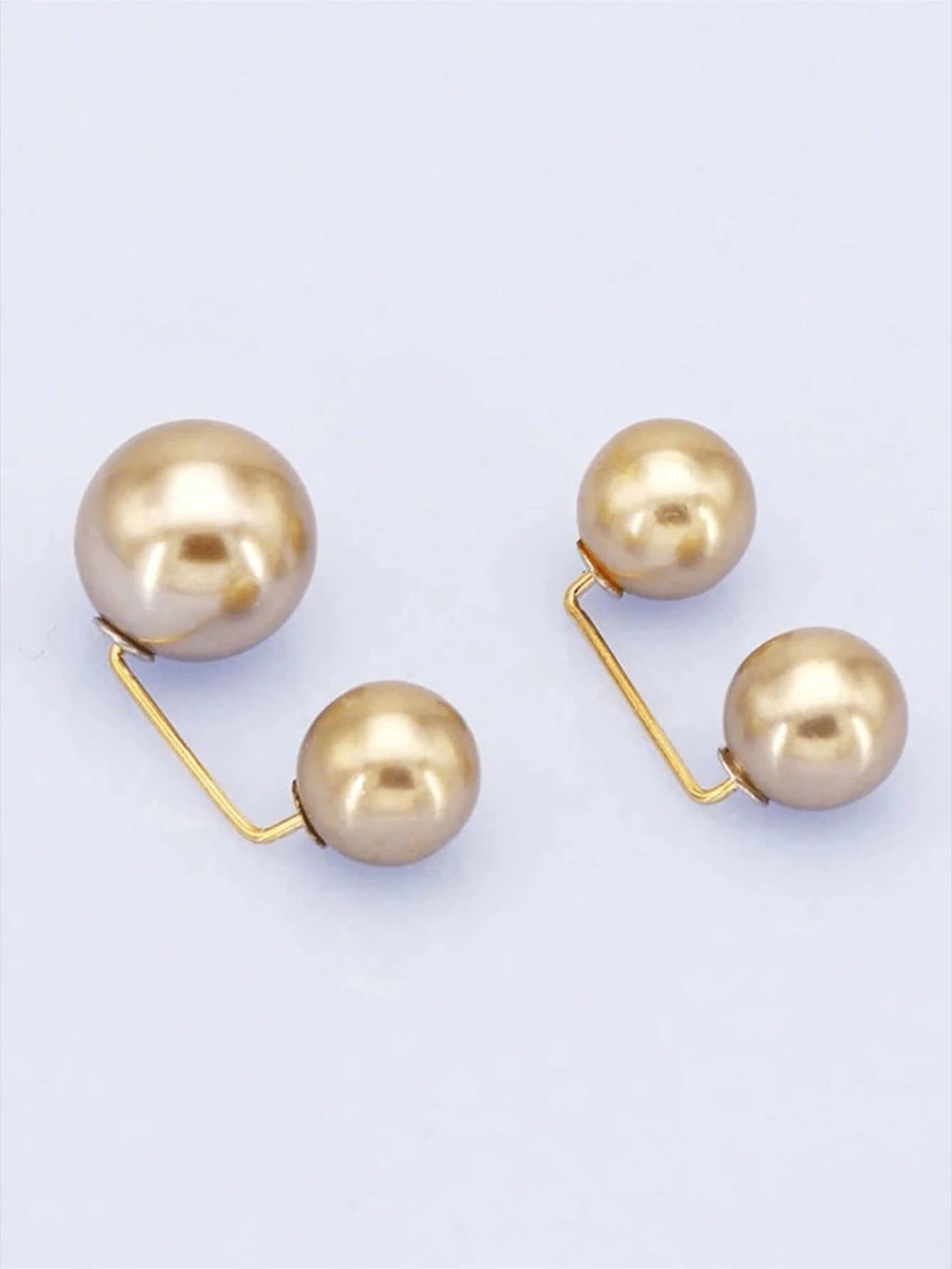 10pcs Faux Pearl Waist Buckles, Jeans Waist Adjustment Clips, Shirt Collar Clips, Anti-Exposure Buckles, Pearl Brooches, Minimalist Lapel Pins And Shoulder Straps, Skirt Waist Adjustment Clips, Cuff A