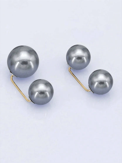 10pcs Faux Pearl Waist Buckles, Jeans Waist Adjustment Clips, Shirt Collar Clips, Anti-Exposure Buckles, Pearl Brooches, Minimalist Lapel Pins And Shoulder Straps, Skirt Waist Adjustment Clips, Cuff A