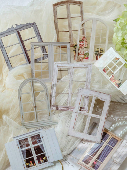 10pcs/Pack Creative Hollow Window Stickers For DIY Arts & Crafts Decor