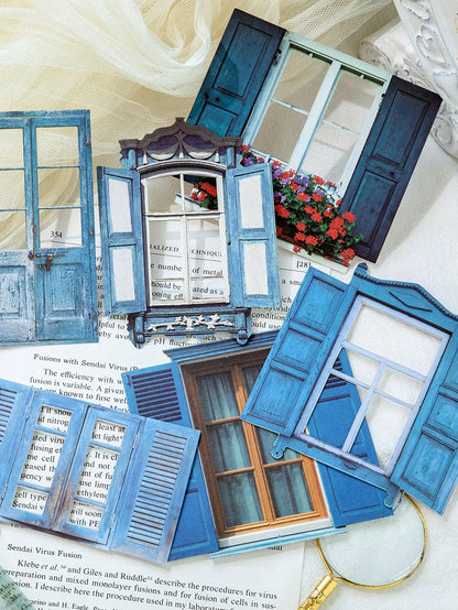 10pcs/Pack Creative Hollow Window Stickers For DIY Arts & Crafts Decor