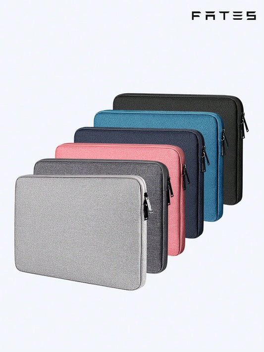 11/12/13/14/15.6/16 Inch Laptop Sleeve, Polyester Material, Black Color Compatible With Ipad, Air/Pro M1/M2/M3, Surface, HP Laptops School Supplies
