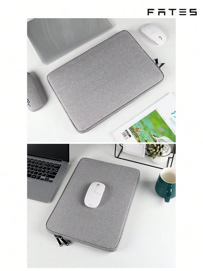 11/12/13/14/15.6/16 Inch Laptop Sleeve, Polyester Material, Black Color Compatible With Ipad, Air/Pro M1/M2/M3, Surface, HP Laptops School Supplies